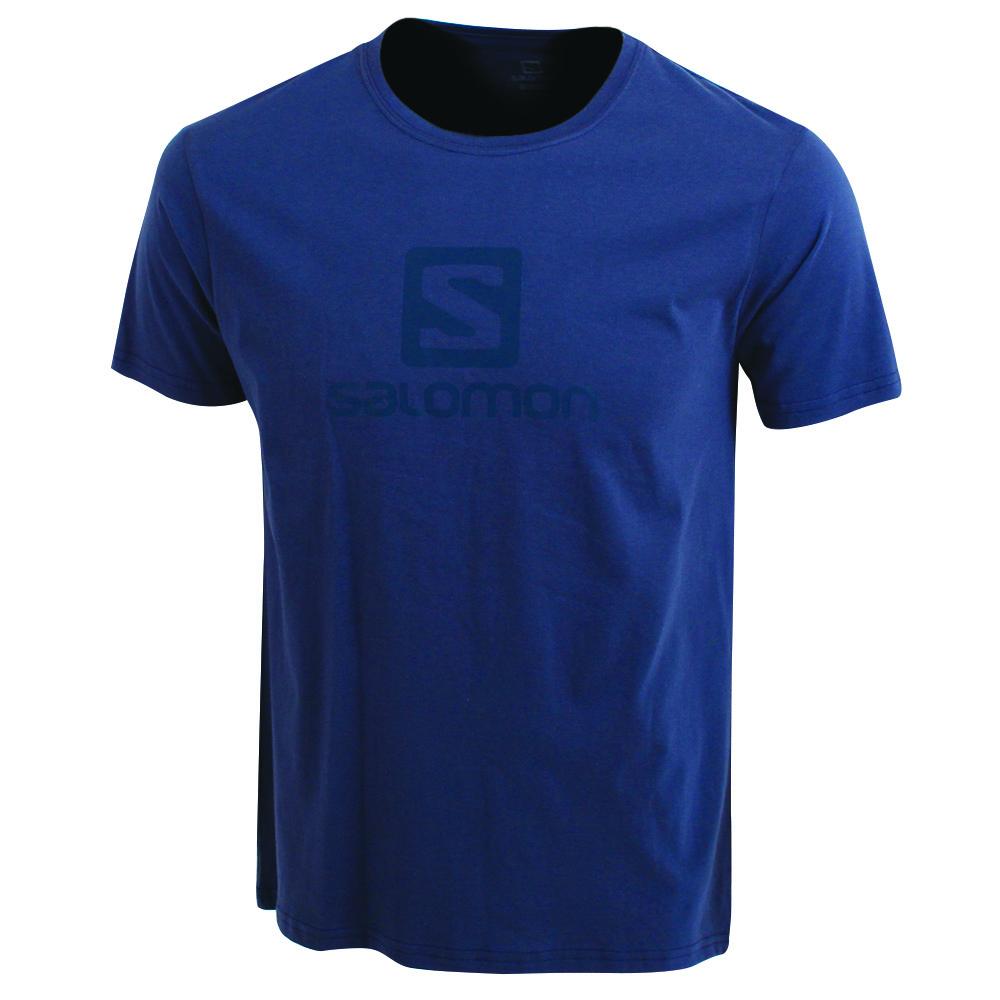 SALOMON ACHIEVE SS TE B Philippines - Kids' Tee Shirt - Navy | 023176-RAS